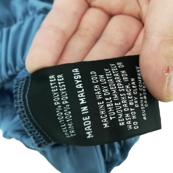 FootJoy Pullover Blue Windbreaker Jacket Size L Saint Croix National Golf Pocket - Picture 2 of 13